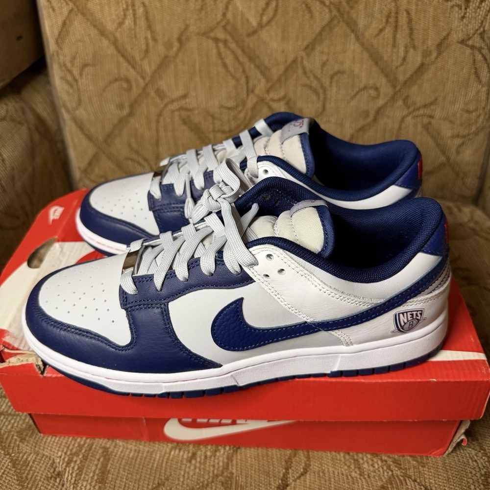 Nike SB Dunk Low EMB 75th NBA Anniversary Brooklyn Nets Men's Size 9 New